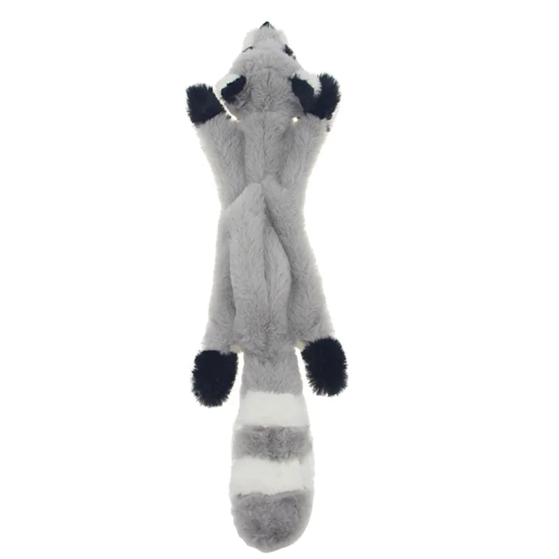 2025 New Fun Stuffed Animal-Shaped Dog Toys Squeak Pet Wolf Rabbit  Plush Small And Medium Dog Chew Squeaky Toy Pet Accessories