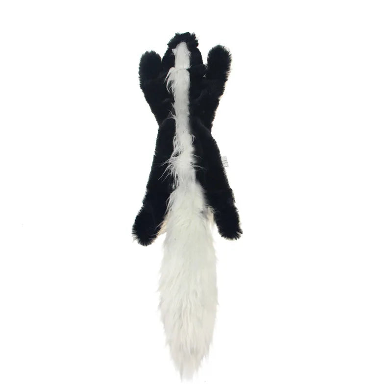 2025 New Fun Stuffed Animal-Shaped Dog Toys Squeak Pet Wolf Rabbit  Plush Small And Medium Dog Chew Squeaky Toy Pet Accessories
