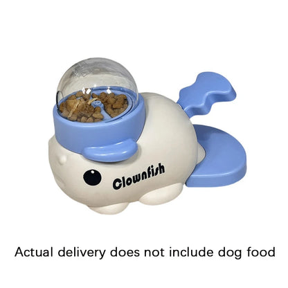 Cartoon Little Yellow Duck Shape Interactive Dog Toys Anti-Slip Design Pets Intelligence Exercise Feeder Food Dispenser Supplies
