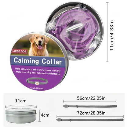 1/2 Pc Dog Calming Pheromone Collars Cats Relieve Anxiety Adjustable Comfortable Collar For Puppy Kitten Large Dogs Accessories