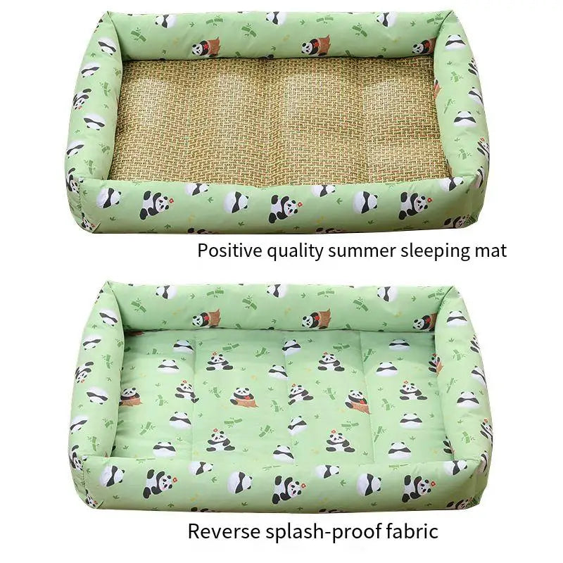 Dog And Cat Ice Cushion Summer Small And Medium Cat Sofa Cool Wear Pads Pet Bed Comfortable Wear-Resistant Pads Pet Supplies