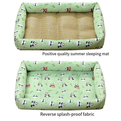 Dog And Cat Ice Cushion Summer Small And Medium Cat Sofa Cool Wear Pads Pet Bed Comfortable Wear-Resistant Pads Pet Supplies