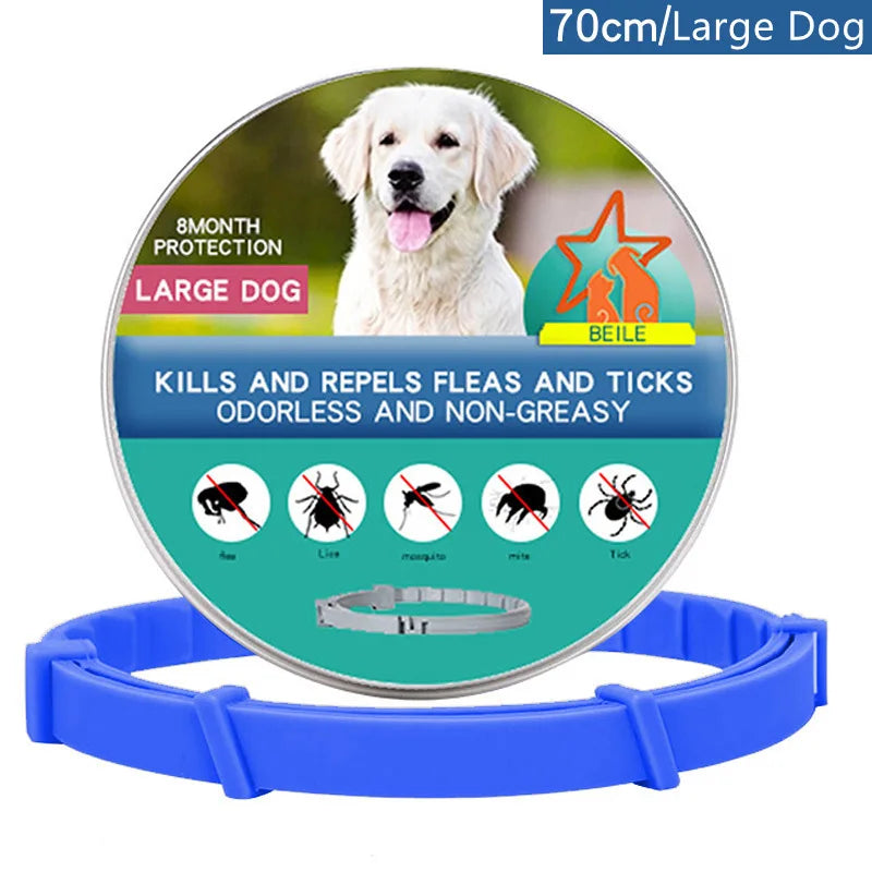 New Releases Dog Collar,Cat Anti-flea and Tick Collars, Pet 8Months Protection, Can Be Automatically Adjusted, Dogs Accessories