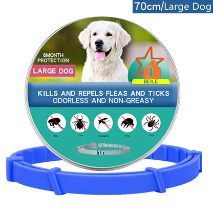 New Releases Dog Collar,Cat Anti-flea and Tick Collars, Pet 8Months Protection, Can Be Automatically Adjusted, Dogs Accessories