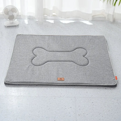 Waterproof Dog Bed Oxford Fabric Pet Bed Mats for Small Medium Large Dogs Cats All Season Fluffy Soft Pet Sleeping Accessories
