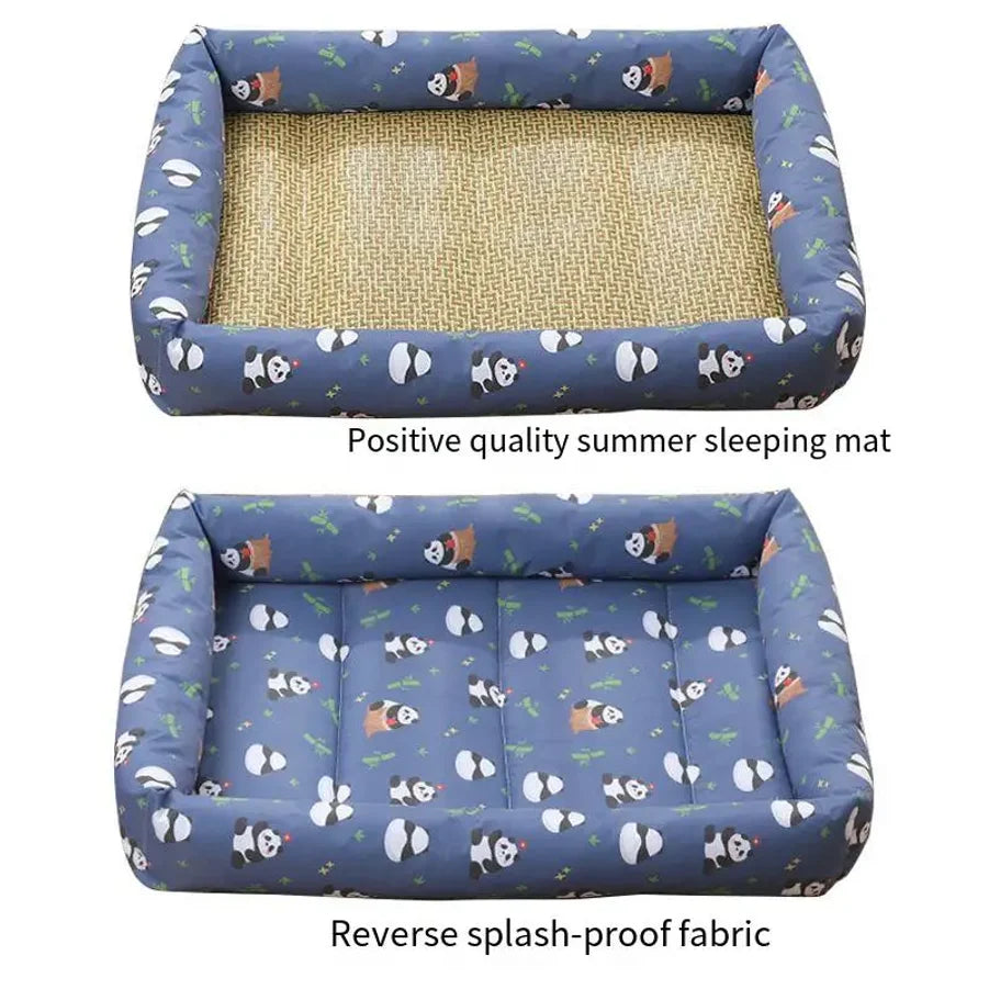Dog And Cat Ice Cushion Summer Small And Medium Cat Sofa Cool Wear Pads Pet Bed Comfortable Wear-Resistant Pads Pet Supplies