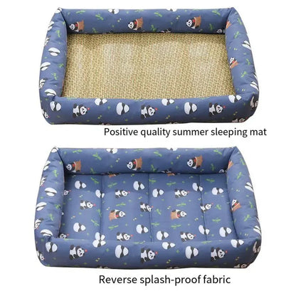 Dog And Cat Ice Cushion Summer Small And Medium Cat Sofa Cool Wear Pads Pet Bed Comfortable Wear-Resistant Pads Pet Supplies