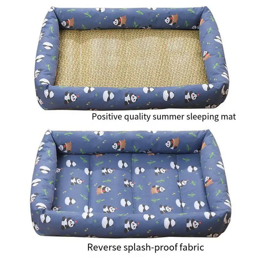 Dog And Cat Ice Cushion Summer Small And Medium Cat Sofa Cool Wear Pads Pet Bed Comfortable Wear-Resistant Pads Pet Supplies