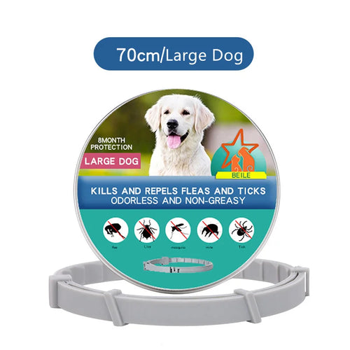 New Releases Dog Collar,Cat Anti-flea and Tick Collars, Pet 8Months Protection, Can Be Automatically Adjusted, Dogs Accessories