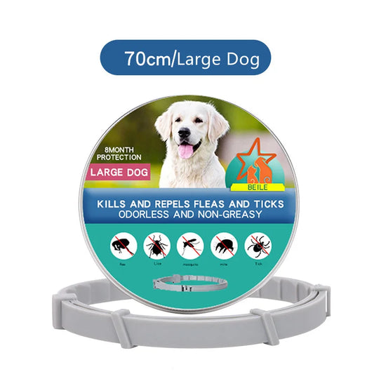 New Releases Dog Collar,Cat Anti-flea and Tick Collars, Pet 8Months Protection, Can Be Automatically Adjusted, Dogs Accessories
