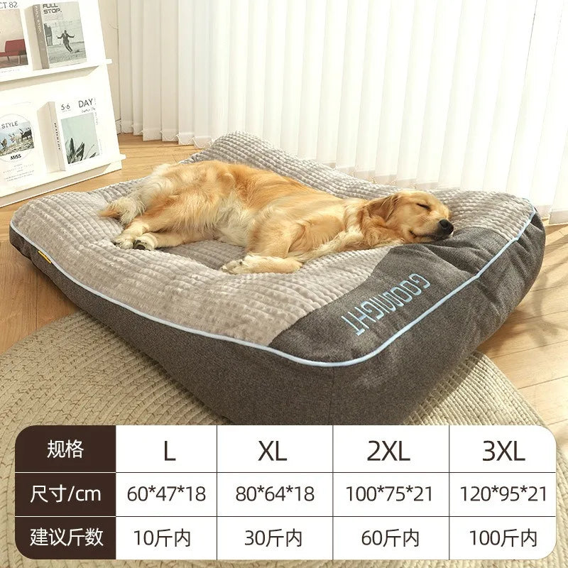 Winter Dogs Cats Bed Mat Large Dog Mat Warm Pet Nest Kennel for Small Medium Large Puppy Kitten Plus Size Sleeping Mattress