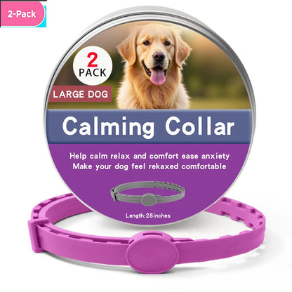 1/2 Pc Dog Calming Pheromone Collars Cats Relieve Anxiety Adjustable Comfortable Collar For Puppy Kitten Large Dogs Accessories