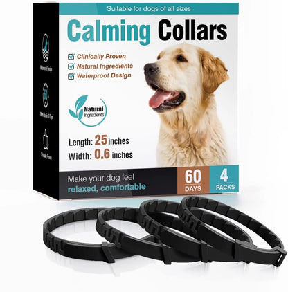 New 38/62CM Pet Calming Collar Cat And Dog Relieve Anxiety Protection Retractable Collars For Puppy Kitten Large Dogs Accessorie