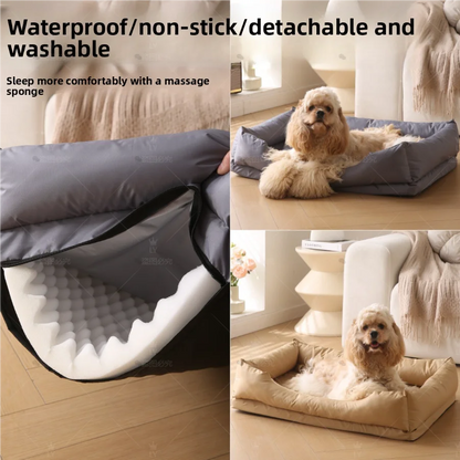 ARTLION New detachable washable, four-season Oxford cloth, waterproof and hair-repellent pet nest for cats and dogs
