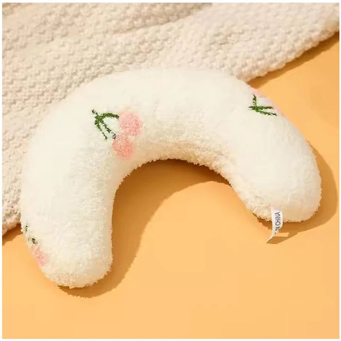 Cute Dogs Cats Little Pillows U-Shaped Neck Protector Pets Deep Sleep Pillow for Puppy Kitten Soft Fluffy Calming Toys Washable