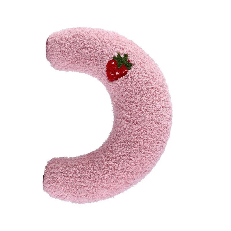 Cute Dogs Cats Little Pillows U-Shaped Neck Protector Pets Deep Sleep Pillow for Puppy Kitten Soft Fluffy Calming Toys Washable