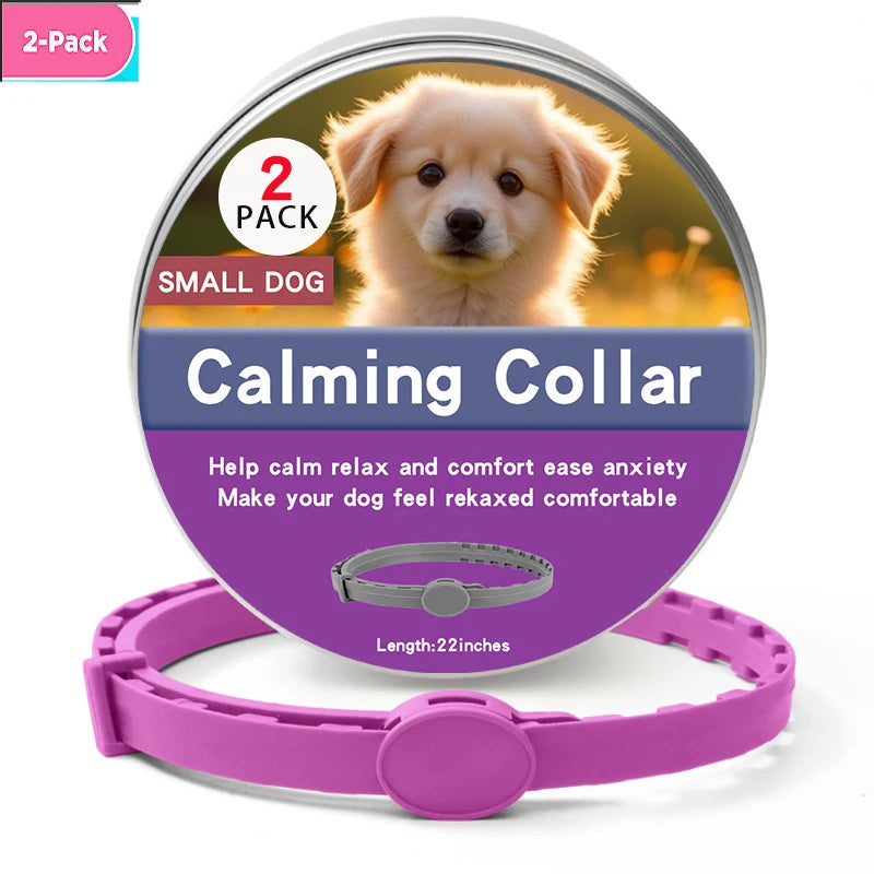 1/2 Pc Dog Calming Pheromone Collars Cats Relieve Anxiety Adjustable Comfortable Collar For Puppy Kitten Large Dogs Accessories