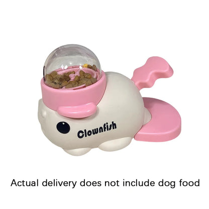 Cartoon Little Yellow Duck Shape Interactive Dog Toys Anti-Slip Design Pets Intelligence Exercise Feeder Food Dispenser Supplies
