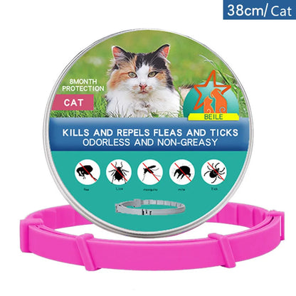 New Releases Dog Collar,Cat Anti-flea and Tick Collars, Pet 8Months Protection, Can Be Automatically Adjusted, Dogs Accessories