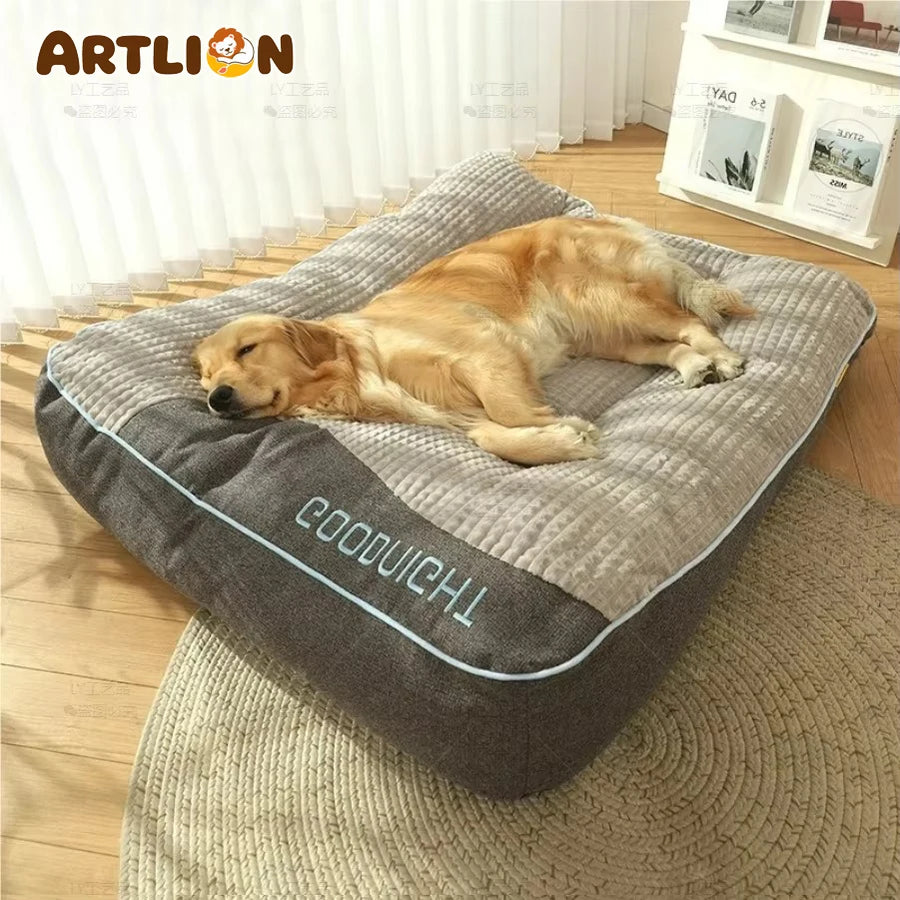 Winter Dogs Cats Bed Mat Large Dog Mat Warm Pet Nest Kennel for Small Medium Large Puppy Kitten Plus Size Sleeping Mattress