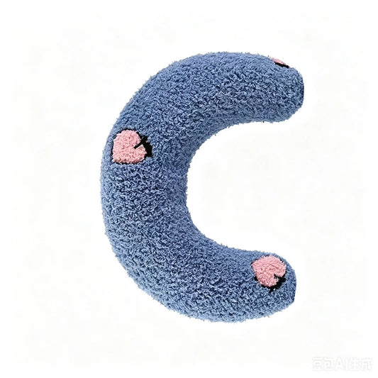 Cute Dogs Cats Little Pillows U-Shaped Neck Protector Pets Deep Sleep Pillow for Puppy Kitten Soft Fluffy Calming Toys Washable