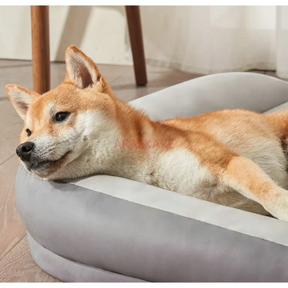 ARTLION New pet cooling mat, detachable and washable, suitable for all seasons, ice silk cooling pad with pillow, summer mat