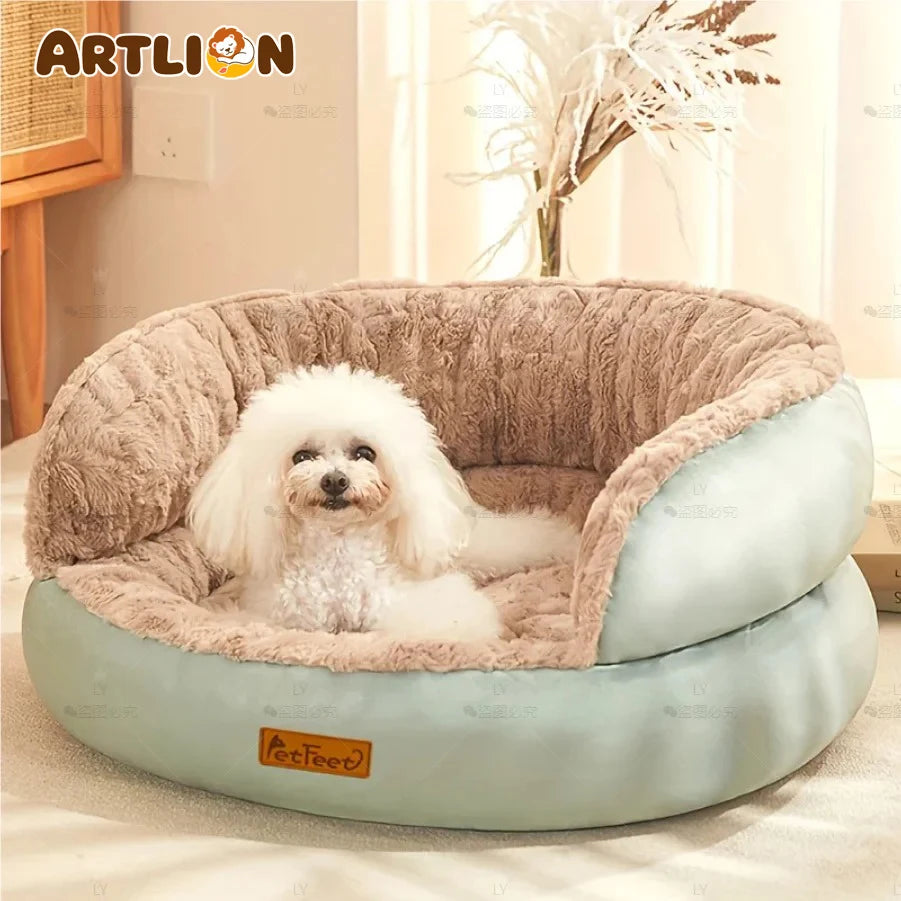 ARTLION Luxury Round Dog Bed – Non-Slip Base, Washable Cover, Plush Interior & Sturdy Frame. For All Sizes, Indoor & Outdoor Use