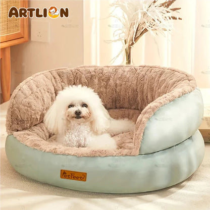 ARTLION Luxury Round Dog Bed – Non-Slip Base, Washable Cover, Plush Interior & Sturdy Frame. For All Sizes, Indoor & Outdoor Use