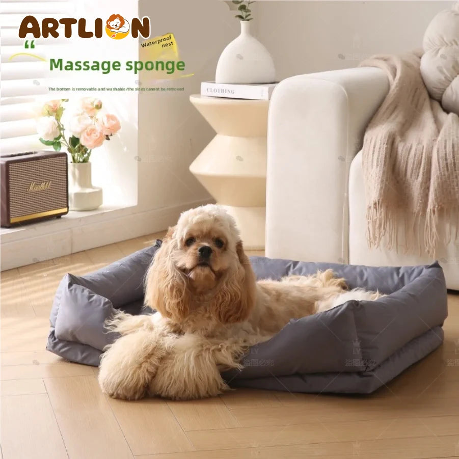 ARTLION New detachable washable, four-season Oxford cloth, waterproof and hair-repellent pet nest for cats and dogs