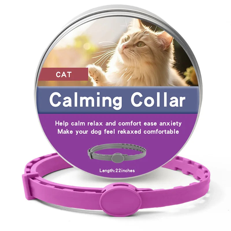 1/2 Pc Dog Calming Pheromone Collars Cats Relieve Anxiety Adjustable Comfortable Collar For Puppy Kitten Large Dogs Accessories