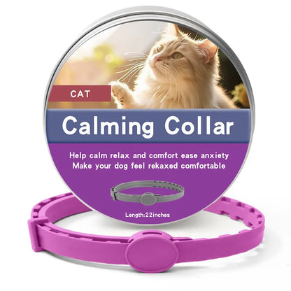1/2 Pc Dog Calming Pheromone Collars Cats Relieve Anxiety Adjustable Comfortable Collar For Puppy Kitten Large Dogs Accessories
