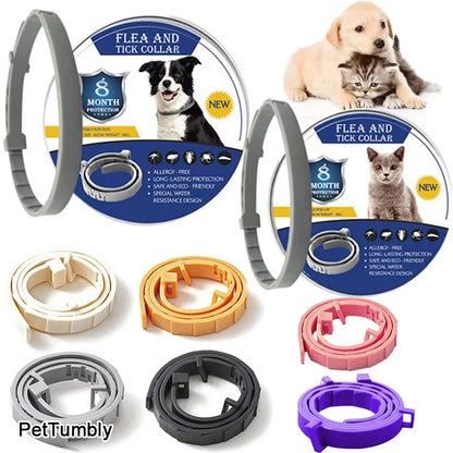 New Releases Cat Collar,Dog Anti-flea and Tick Collars, Pet 8Month Protection, Can Be Automatically Adjusted, Dogs Accessories