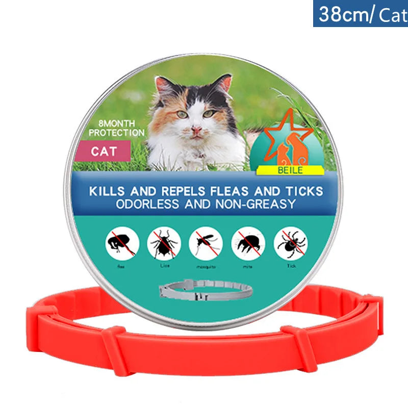 New Releases Dog Collar,Cat Anti-flea and Tick Collars, Pet 8Months Protection, Can Be Automatically Adjusted, Dogs Accessories