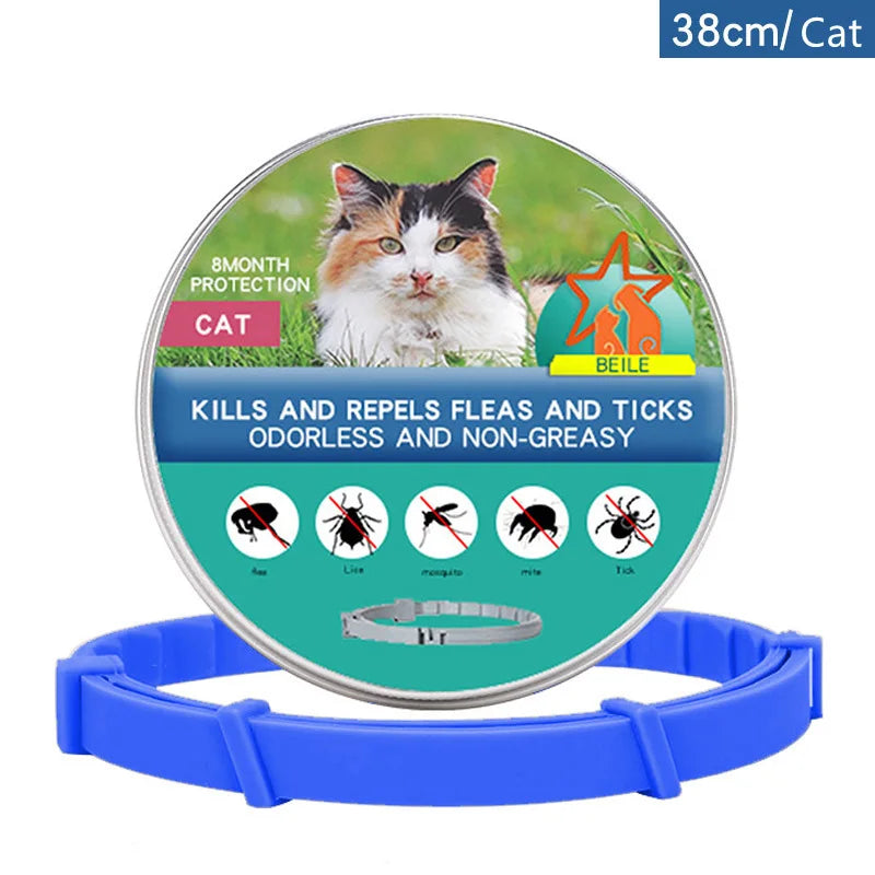 New Releases Dog Collar,Cat Anti-flea and Tick Collars, Pet 8Months Protection, Can Be Automatically Adjusted, Dogs Accessories