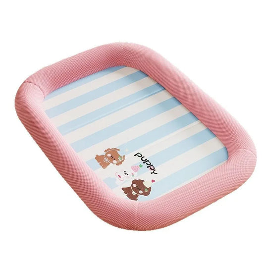 ARTLION Summer cooling mat dog bed, all-season pet bed cooling mat for small and medium dogs, lightweight and breathable cat pad