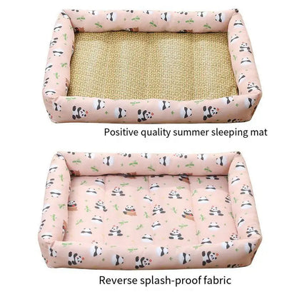 Dog And Cat Ice Cushion Summer Small And Medium Cat Sofa Cool Wear Pads Pet Bed Comfortable Wear-Resistant Pads Pet Supplies