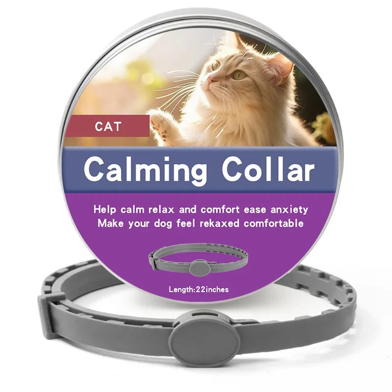 1/2 Pc Dog Calming Pheromone Collars Cats Relieve Anxiety Adjustable Comfortable Collar For Puppy Kitten Large Dogs Accessories