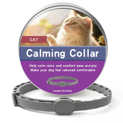 1/2 Pc Dog Calming Pheromone Collars Cats Relieve Anxiety Adjustable Comfortable Collar For Puppy Kitten Large Dogs Accessories