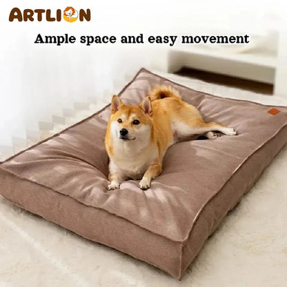 ARTLION Pet waterproof mat, detachable washable all-season dog bed, thickened cat bed for small and medium dogs, summer dog mat