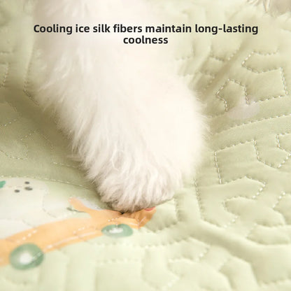 ARTLION All-Season Universal Dog & Cat Bed, Breathable Cooling Mat, Puppy Pad, Teddy Bichon Sleep Mat, for Small/Medium Pets