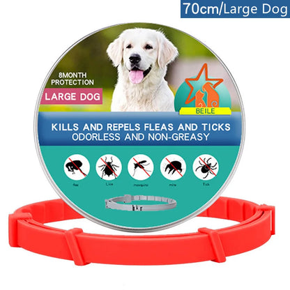New Releases Dog Collar,Cat Anti-flea and Tick Collars, Pet 8Months Protection, Can Be Automatically Adjusted, Dogs Accessories