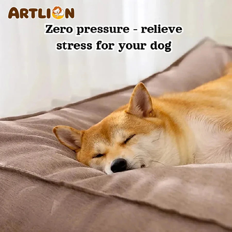 ARTLION Pet waterproof mat, detachable washable all-season dog bed, thickened cat bed for small and medium dogs, summer dog mat