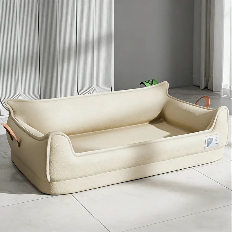 Orthopedic Waterproof Leather Dog Sofa Bed